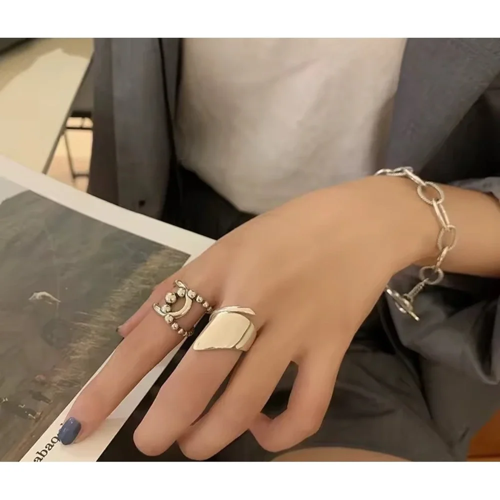 925 Sterling Adjustable‎ Bead Ball Ring